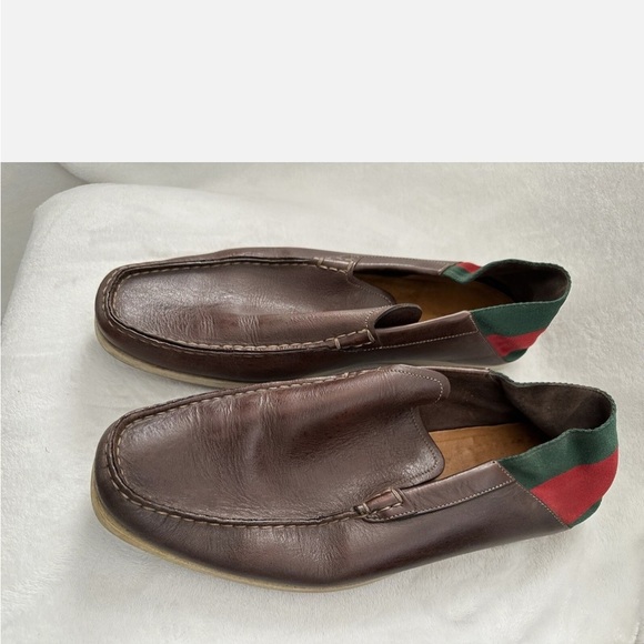 Authentic Gucci black leather shoes Size 8 - Picture 2 of 10